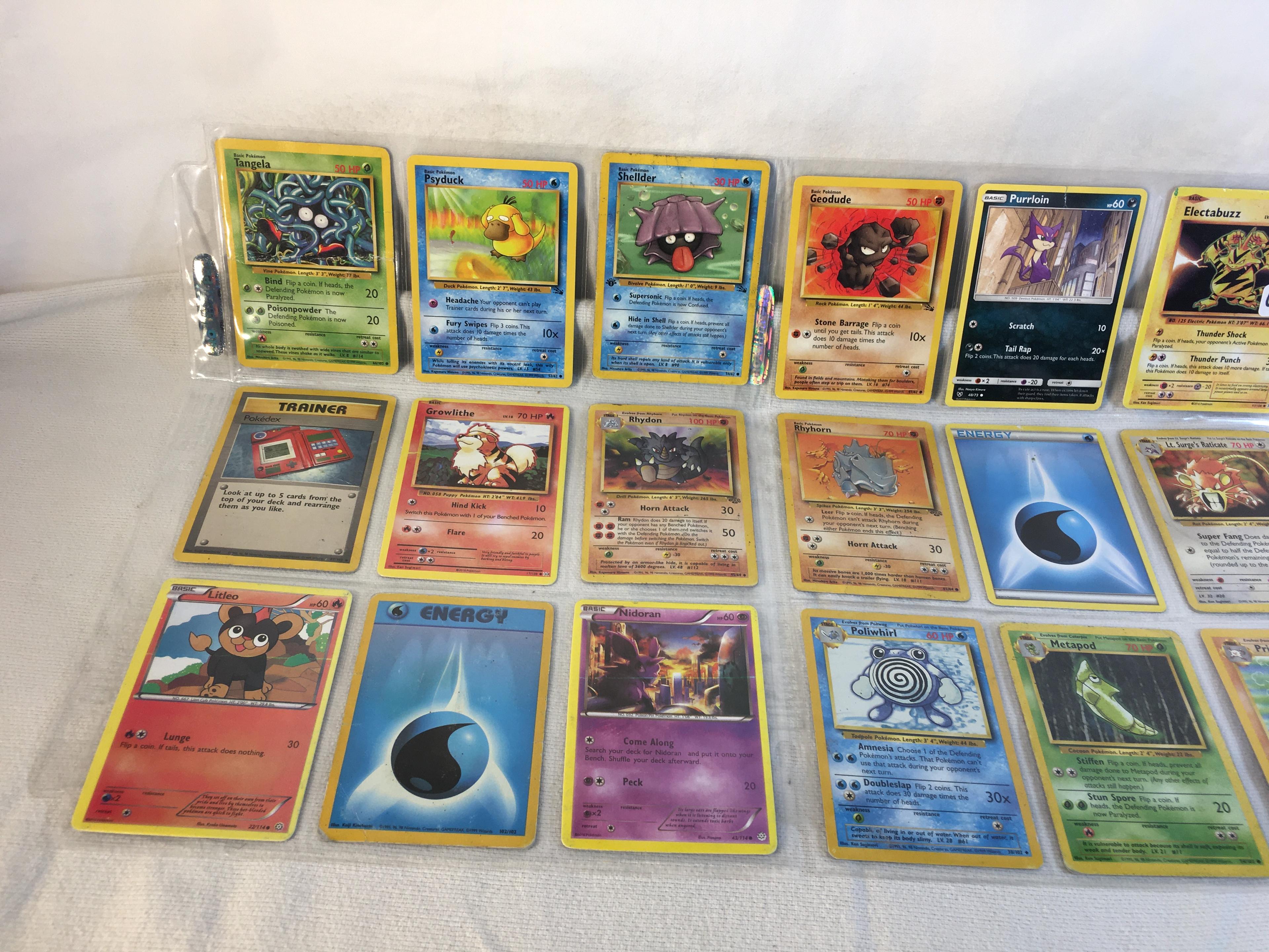 Lot of 18 Pcs Collector Pokemon TCG Assorted Trading Card Game - See Pictures