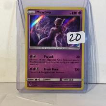 Collector 2019 Pokemon TCG Basic Mewtwo HP130 Break Burn Trading Card Game 12/18
