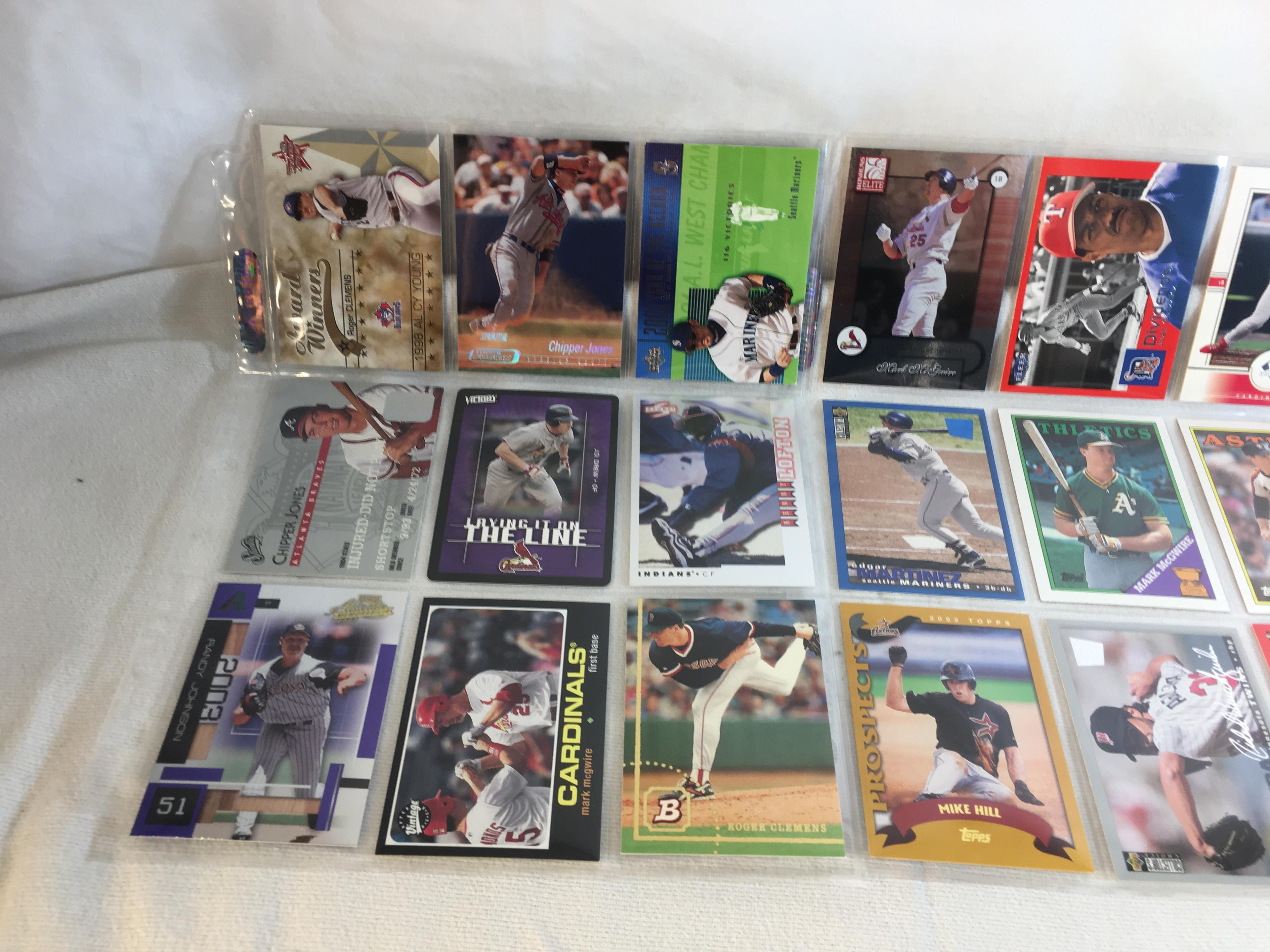 Lot of 18 Pcs Collector Modern MLB Baseball  Sport Trading Assorted Cards & Players -See Pictures