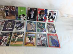 Lot of 18 Pcs Collector Modern MLB Baseball  Sport Trading Assorted Cards & Players -See Pictures