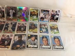 Lot of 18 Pcs Collector Modern MLB Baseball  Sport Trading Assorted Cards & Players -See Pictures