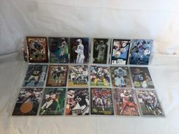 Lot of 18 Pcs Collector Modern NFL Football Sport Trading Assorted Cards & Players - See Pictures