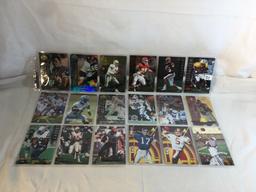 Lot of 18 Pcs Collector Modern NFL Football Sport Trading Assorted Cards & Players - See Pictures