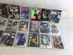 Lot of 18 Pcs Collector Modern NFL Football Sport Trading Assorted Cards & Players - See Pictures