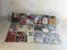 Lot of 18 Pcs Collector Modern NFL Football Sport Trading Assorted Cards & Players - See Pictures