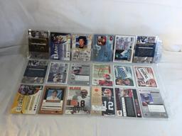 Lot of 18 Pcs Collector Modern NFL Football Sport Trading Assorted Cards & Players - See Pictures