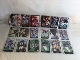 Lot of 18 Pcs Collector Modern NFL Football Sport Trading Assorted Cards & Players - See Pictures