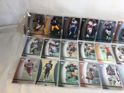 Lot of 18 Pcs Collector Modern NFL Football Sport Trading Assorted Cards & Players - See Pictures