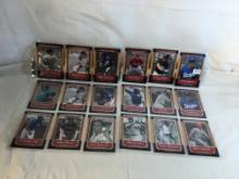 Lot of 18 Pcs Collector Modern MLB Baseball  Sport Trading Assorted Cards & Players -See Pictures