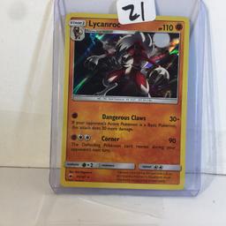 Collector Modern 2017 Pokemon TCG Stage1 Lycanroc HP110 Dangerous Claw Trading Game Card 75/147