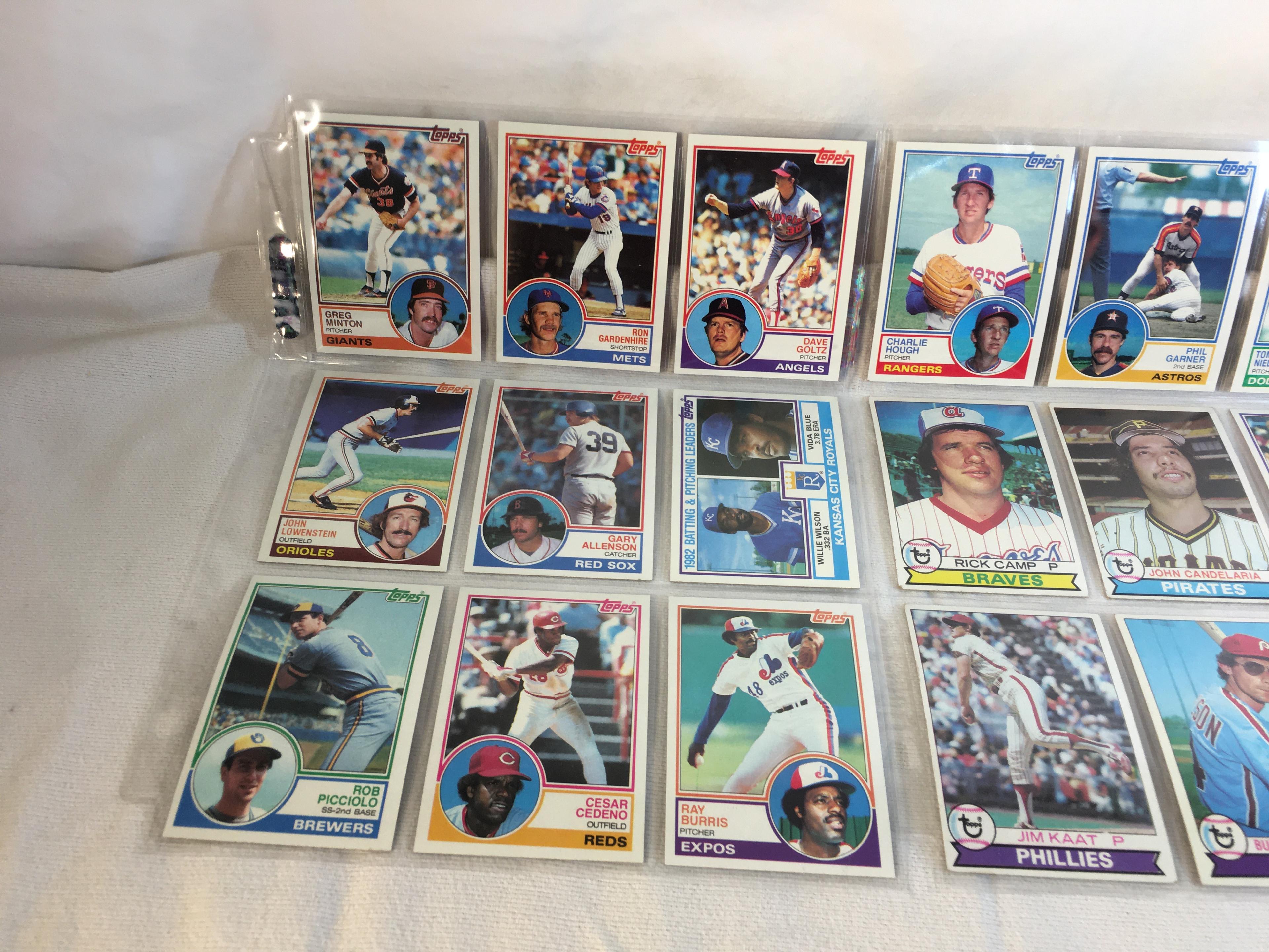 Lot of 18 Pcs Collector Vintage  MLB Baseball  Sport Trading Assorted Cards & Players - See Photos