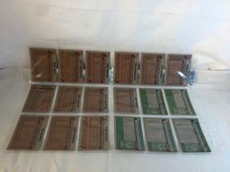 Lot of 18 Pcs Collector Vintage  MLB Baseball  Sport Trading Assorted Cards & Players - See Photos