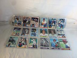 Lot of 18 Pcs Collector Vintage  MLB Baseball  Sport Trading Assorted Cards & Players - See Photos