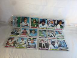 Lot of 18 Pcs Collector Vintage  MLB Baseball  Sport Trading Assorted Cards & Players - See Photos