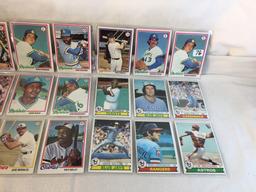 Lot of 18 Pcs Collector Vintage  MLB Baseball  Sport Trading Assorted Cards & Players - See Photos