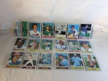 Lot of 18 Pcs Collector Vintage  MLB Baseball  Sport Trading Assorted Cards & Players - See Photos