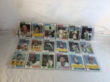 Lot of 18 Pcs Collector Vintage  MLB Baseball  Sport Trading Assorted Cards & Players - See Photos