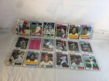 Lot of 18 Pcs Collector Vintage  MLB Baseball  Sport Trading Assorted Cards & Players - See Photos