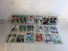 Lot of 18 Pcs Collector Vintage  MLB Baseball  Sport Trading Assorted Cards & Players - See Photos