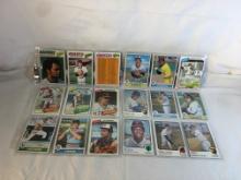 Lot of 18 Pcs Collector Vintage  MLB Baseball  Sport Trading Assorted Cards & Players - See Photos