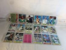 Lot of 18 Pcs Collector Vintage  MLB Baseball  Sport Trading Assorted Cards & Players - See Photos