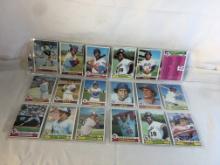 Lot of 18 Pcs Collector Vintage  MLB Baseball  Sport Trading Assorted Cards & Players - See Photos