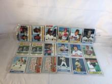 Lot of 18 Pcs Collector Vintage  MLB Baseball  Sport Trading Assorted Cards & Players - See Photos