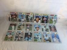 Lot of 18 Pcs Collector Vintage  MLB Baseball  Sport Trading Assorted Cards & Players - See Photos