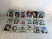 Lot of 18 Pcs Collector Vintage  MLB Baseball  Sport Trading Assorted Cards & Players - See Photos