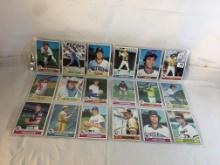 Lot of 18 Pcs Collector Vintage  MLB Baseball  Sport Trading Assorted Cards & Players - See Photos