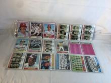 Lot of 18 Pcs Collector Vintage  MLB Baseball  Sport Trading Assorted Cards & Players - See Photos