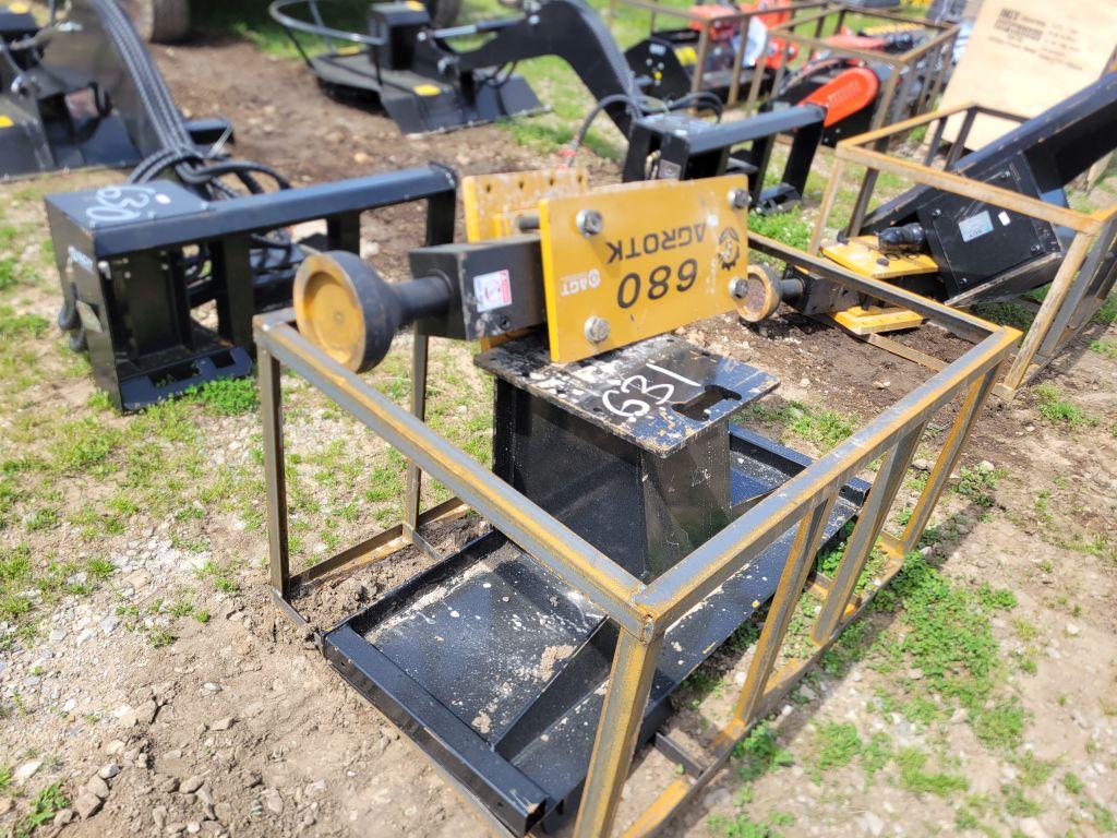 NEW AGT AGROTK 680 SKID STEER BREAKER, SN: PD680-P224011201F, **SELLS ABSOL