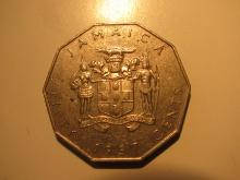 Foreign Coins: Jamaica 1987 50 Cents big coin