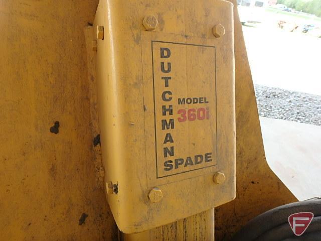 Dutchman Tree Spade 360i attachment sn 3701