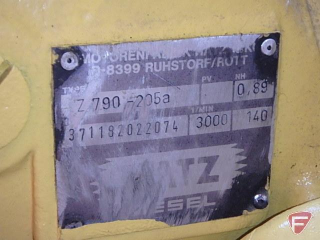 Burkeen DP30 4WD articulating plow, type Z790-205A, sn 371182022074