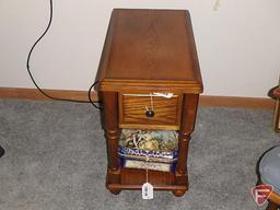 1 drawer table with shelf 13"Wx22"x23"H