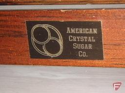 Bulova wall clock from American Crystal Sugar company, battery operated