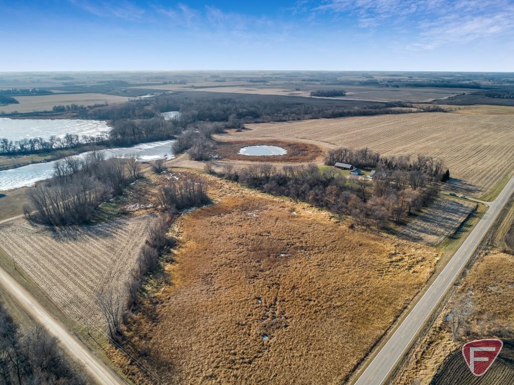 Approximately 150.98 acres of farm land, woods, gravel, and hunting land.