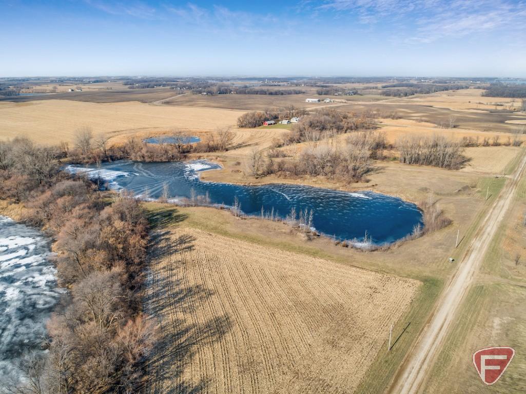 Approximately 150.98 acres of farm land, woods, gravel, and hunting land.