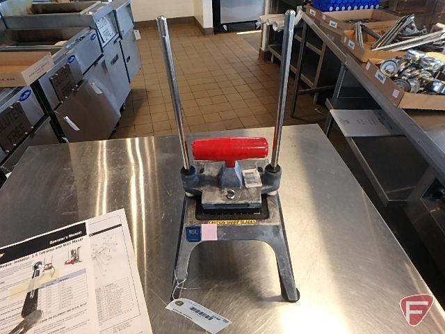 Vollrath Redco Insta Cut 3-1/2" tabletop produce chopper with 3/8" cutting insert