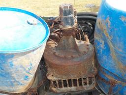 Single Axle Hydraulic Pump c/w 4 Cylinder Engine, Single Axle Waterpump