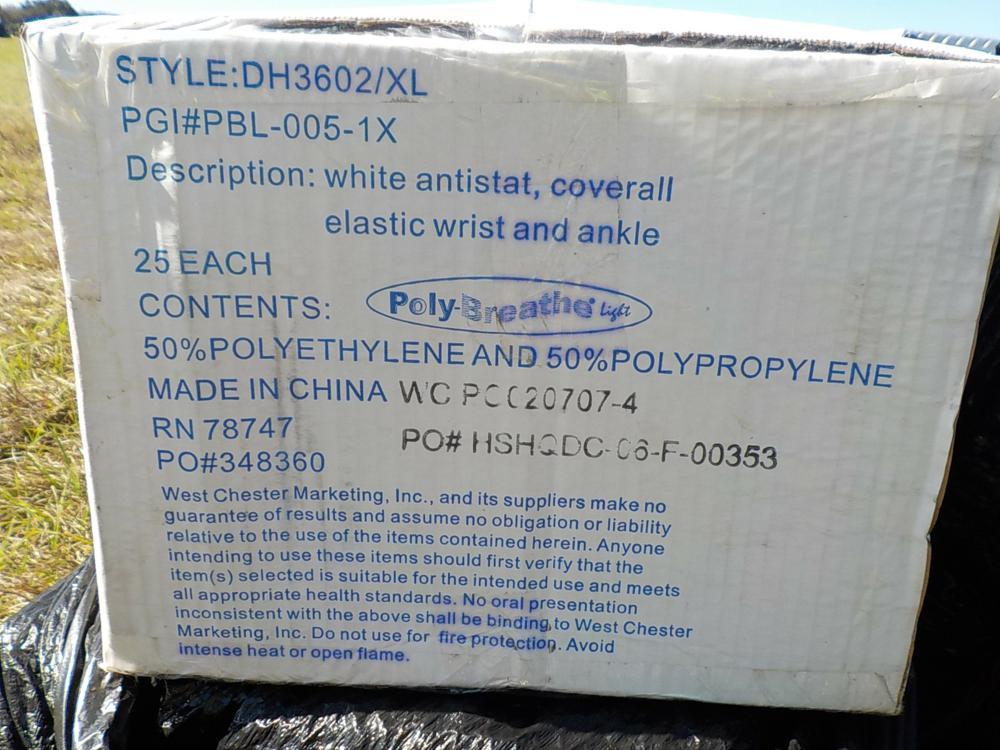 6 Cases of Posiware Throw Away Coveralls
