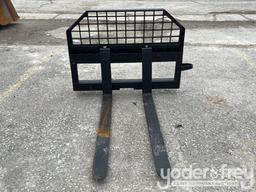 Unused JBX 4000 48" Fork Attachment to suit Skidsteer