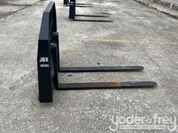 Unused JBX 4000 48" Fork Attachment to suit Skidsteer