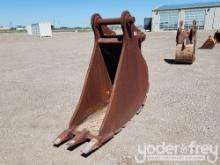 22" HD HEX Bucket, 90mm Pin to suit 30 Ton Excavator