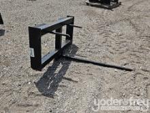 Unused Bale Spear to suit Skidsteer