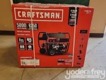 Unused Craftsman 5000 Watt Generator