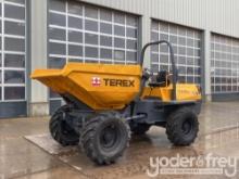 Terex 6 Ton Swivel Skip Dumper, Roll Bar