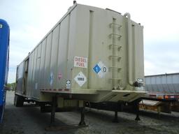 MOBILE FUELING STATION  WITH OFFICE, TRAILER MOUNTED, TANDEM AXLE ON CENTER