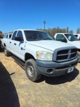 2009 DODGE RAM 2500 TRUCK,  5.7 HEMI, MANUAL, 4X4, PS, AC, *BLOWN MOTOR* S#